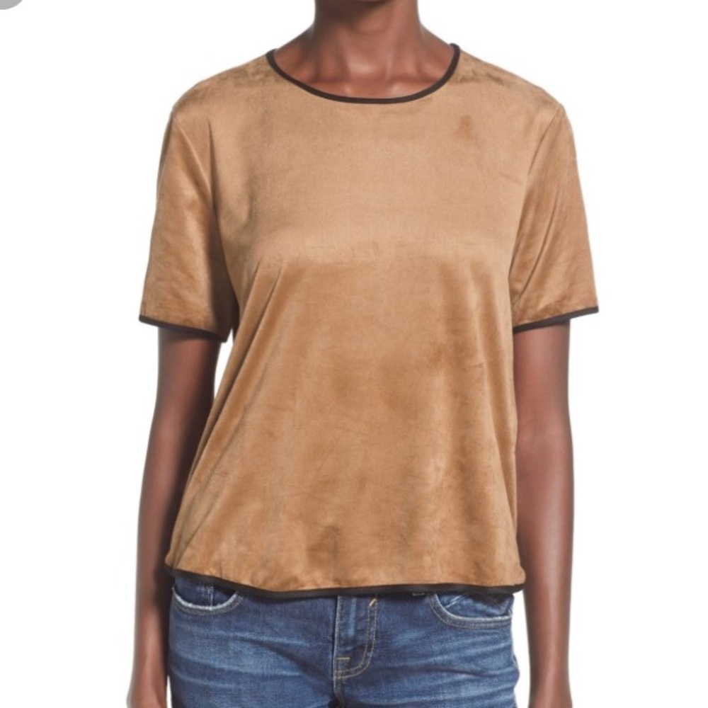 Suede blouse